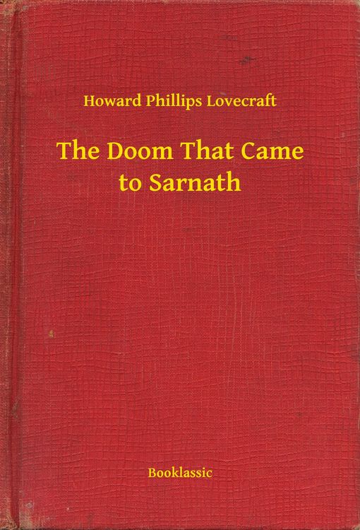 Produktbild: The Doom That Came to Sarnath