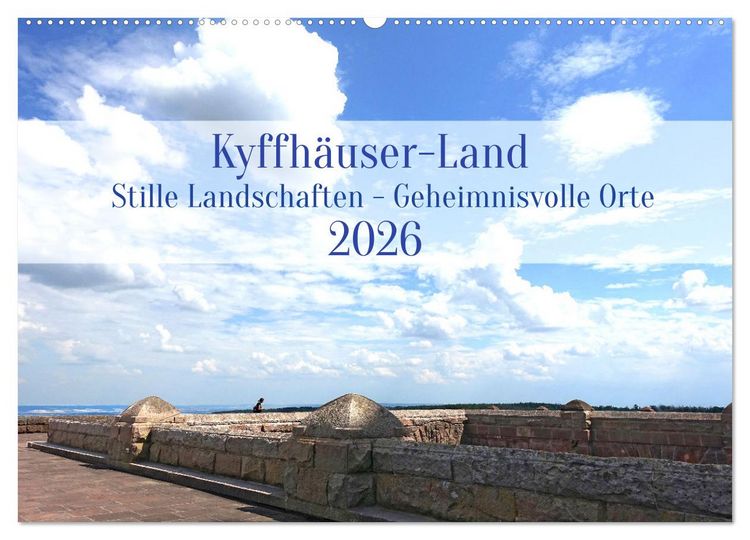 Produktbild: Kyffh&auml;user-Land Stille Landschaften - Geheimnisvolle Orte (Wandkalender 2026 DIN A2 quer), CALVENDO Monatskalender