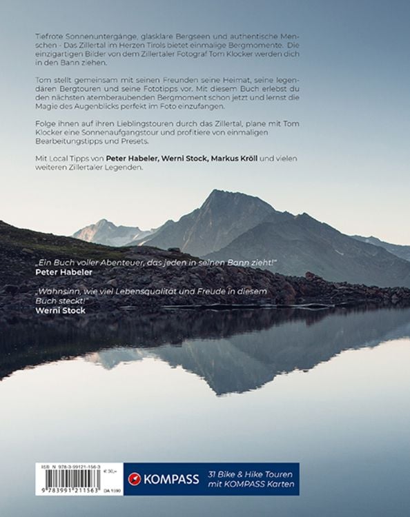 Produktbild: KOMPASS Bildband Bergmomente Zillertal
