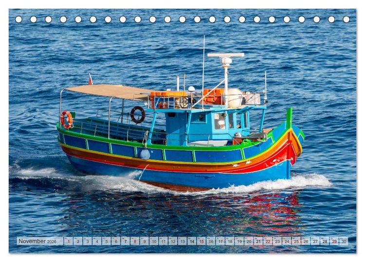 Produktbild: Malta - Wo Geschichte lebendig ist (Tischkalender 2026 DIN A5 quer), CALVENDO Monatskalender