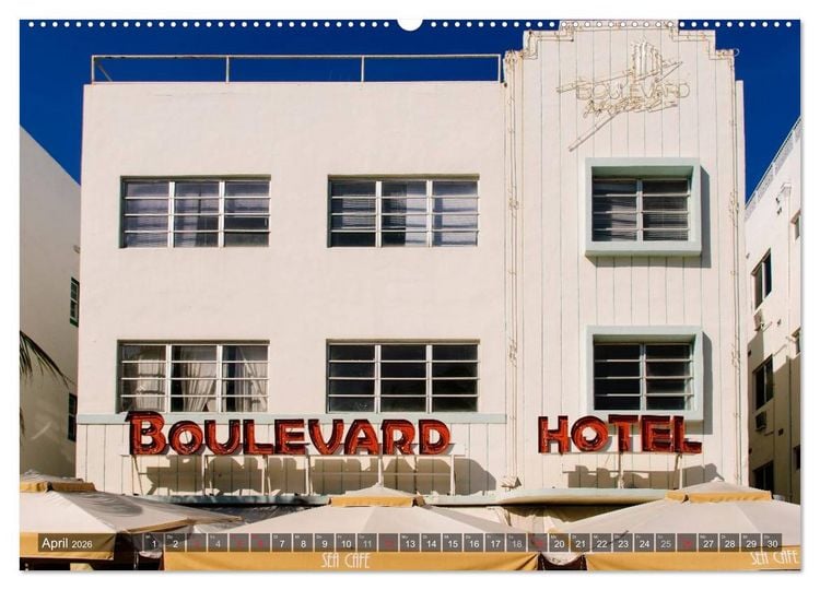 Produktbild: Miami South Beach (hochwertiger Premium Wandkalender 2026 DIN A2 quer), Kunstdruck in Hochglanz