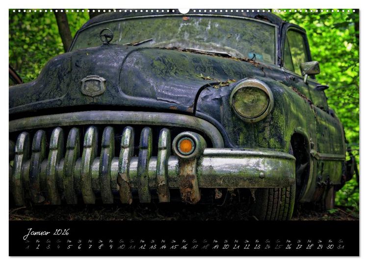 Produktbild: Oldtimer - Vergessene Sch&ouml;nheiten (Wandkalender 2026 DIN A2 quer), CALVENDO Monatskalender