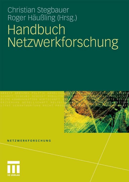 Produktbild: Handbuch Netzwerkforschung