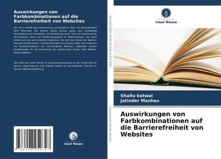 Produktbild: Auswirkungen von Farbkombinationen auf die Barrierefreiheit von Websites