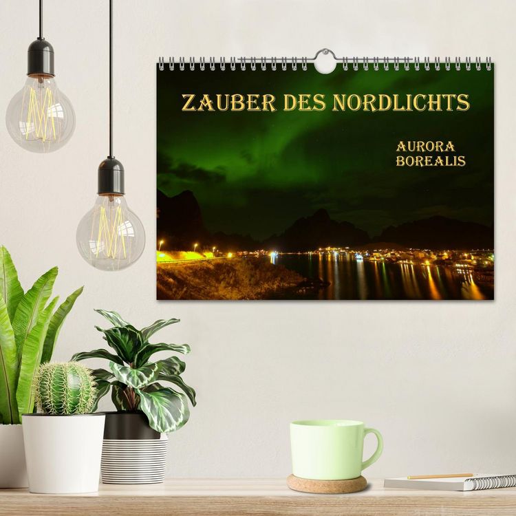 Produktbild: Zauber des Nordlichts - Aurora borealis (Wandkalender 2026 DIN A4 quer), CALVENDO Monatskalender