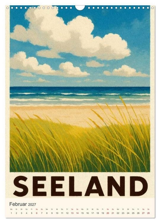 Produktbild: Hyggelige City-Poster D&auml;nemark (Wandkalender 2027 DIN A3 hoch), CALVENDO Monatskalender