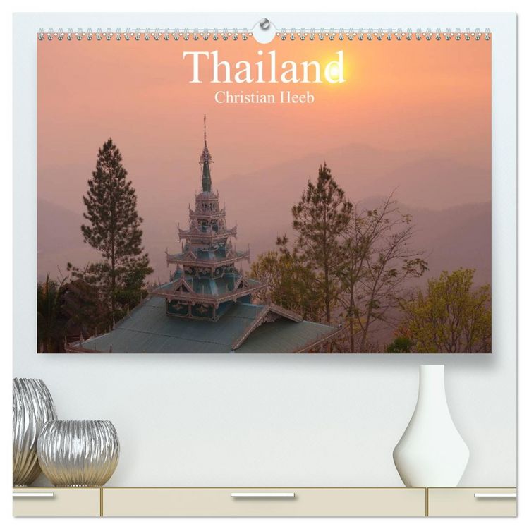 Produktbild: Thailand Christian Heeb (hochwertiger Premium Wandkalender 2026 DIN A2 quer), Kunstdruck in Hochglanz