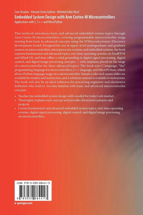 Produktbild: Embedded System Design with ARM Cortex-M Microcontrollers