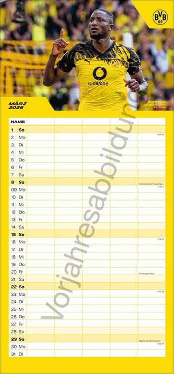Produktbild: BVB Familienplaner 2027