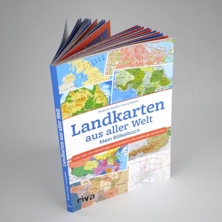 Produktbild: Landkarten aus aller Welt &ndash; Mein R&auml;tselbuch