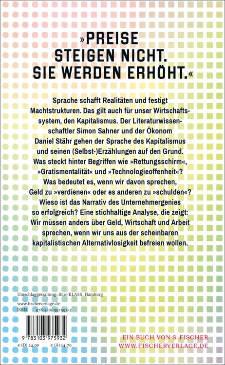 Produktbild: Die Sprache des Kapitalismus