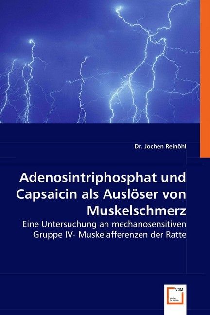 Produktbild: Rein&ouml;hl, J: Adenosintriphosphat und Capsaicin als Ausl&ouml;ser v