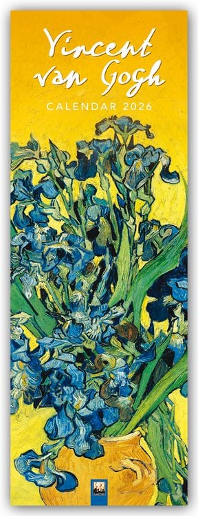 Produktbild: Vincent van Gogh – Slimline-Kalender 2026 – Original Flame Tree Publishing-Kalender Slimeline [Kalender]