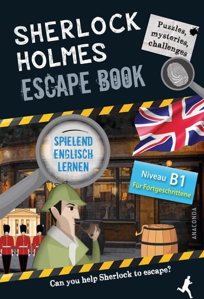Produktbild: Sherlock Holmes Escape Book. Spielend Englisch lernen - f&uuml;r Fortgeschrittene Sprachniveau B1