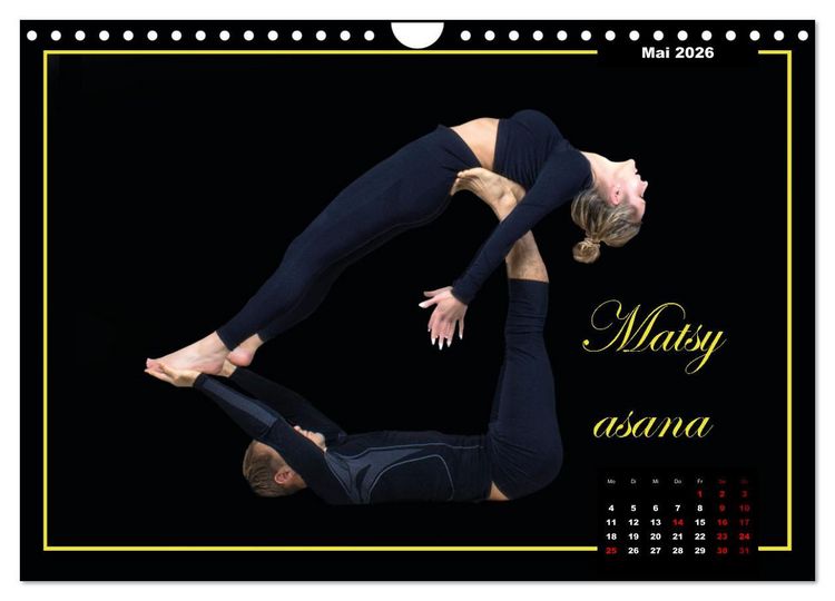Produktbild: Yoga - Asana (Wandkalender 2026 DIN A4 quer), CALVENDO Monatskalender