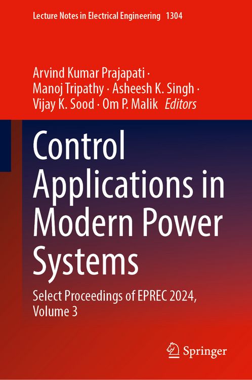 Produktbild: Control Applications in Modern Power Systems