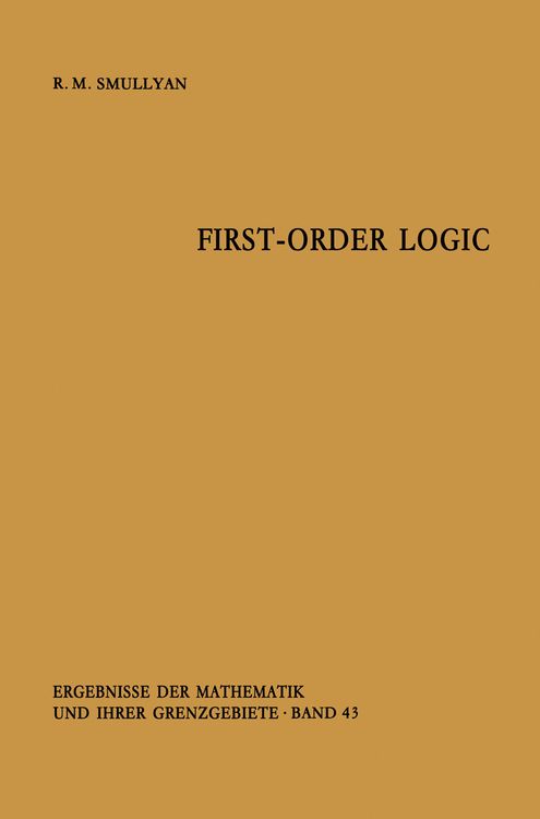 Produktbild: First-Order Logic