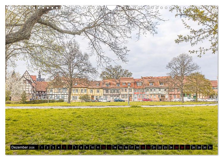 Produktbild: Farbenfrohe H&auml;user, Wohnen in Europa (Wandkalender 2026 DIN A3 quer), CALVENDO Monatskalender