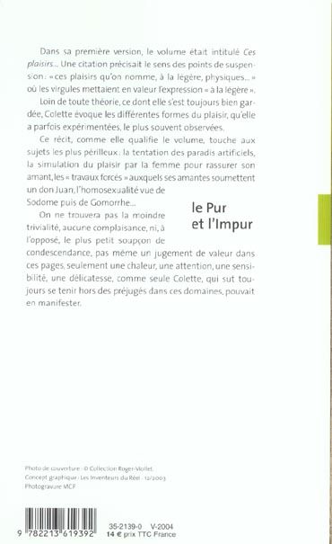Produktbild: Le pur et l'impur