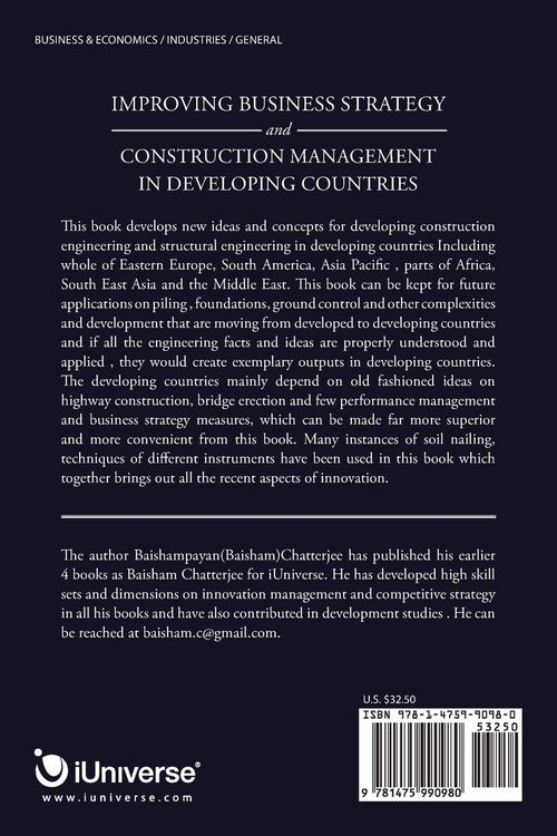 Produktbild: Improving Business Strategy and Construction Management in Developing Countries
