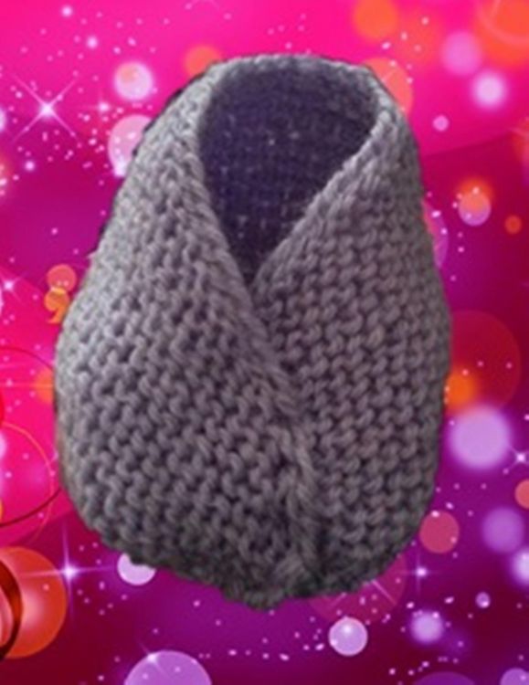 Produktbild: Strickanleitung Babyschuhe ohne Nadelspiel, tragbar von 0-6 Monate