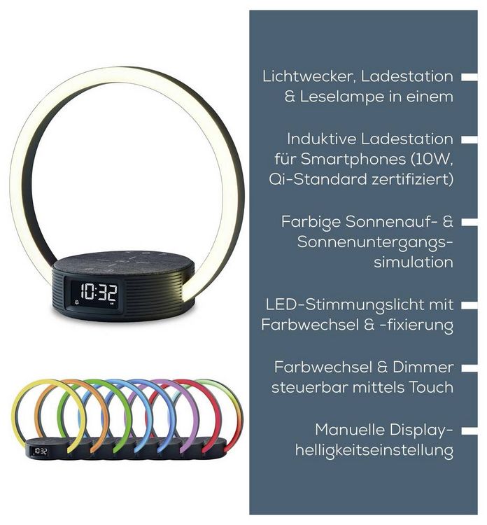 Produktbild: Beurer 10423 Elektronik Wecker Alarmzeiten 2