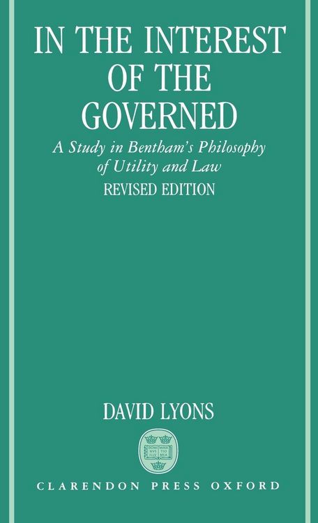 Produktbild: In the Interest of the Governed