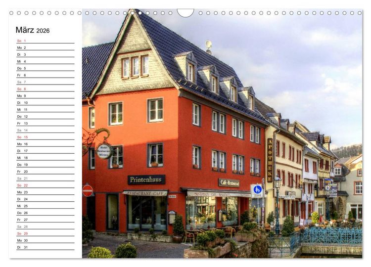 Produktbild: Die sch&ouml;nsten Orte der Eifel (Wandkalender 2026 DIN A3 quer), CALVENDO Monatskalender