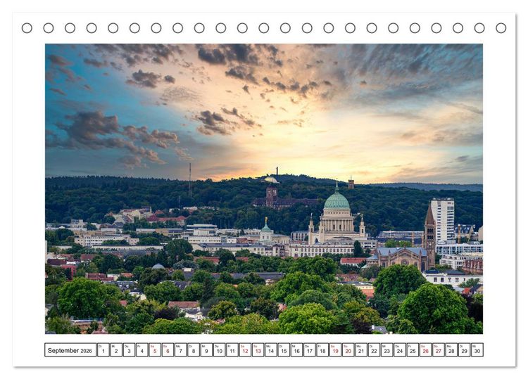 Produktbild: Reiseziele in Deutschland (Tischkalender 2026 DIN A5 quer), CALVENDO Monatskalender