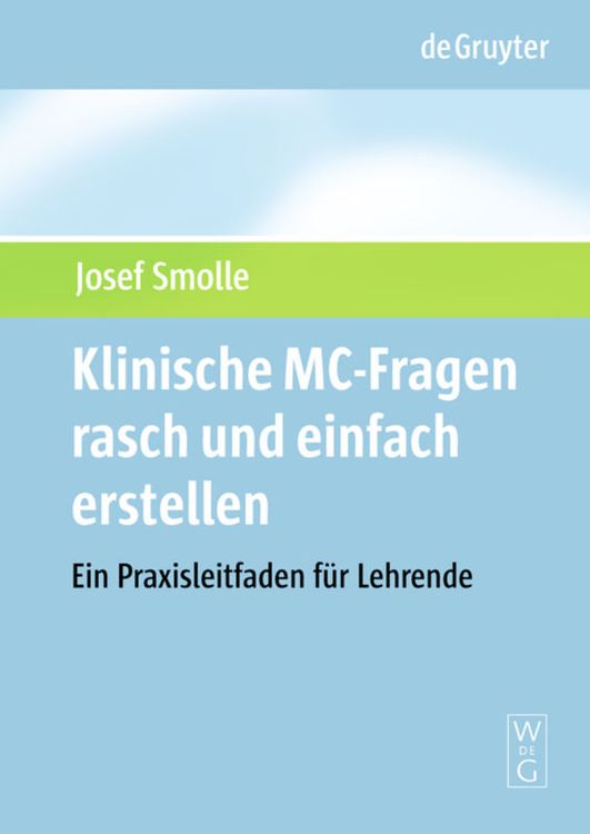 Produktbild: Klinische MC-Fragen rasch und einfach erstellen