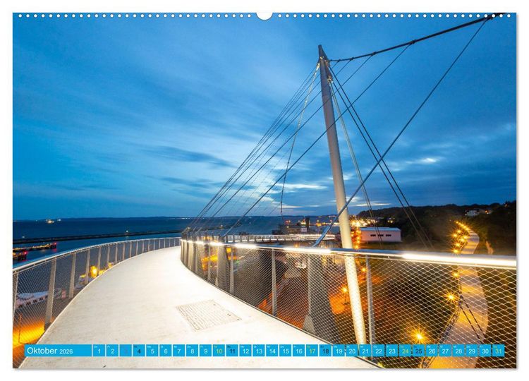 Produktbild: Br&uuml;cken im deutschsprachigen Raum (hochwertiger Premium Wandkalender 2026 DIN A2 quer), Kunstdruck in Hochglanz