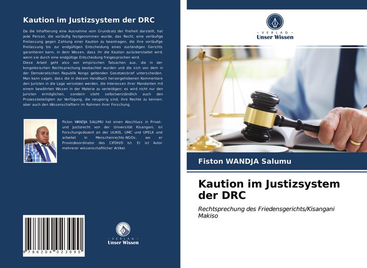 Produktbild: Kaution im Justizsystem der DRC
