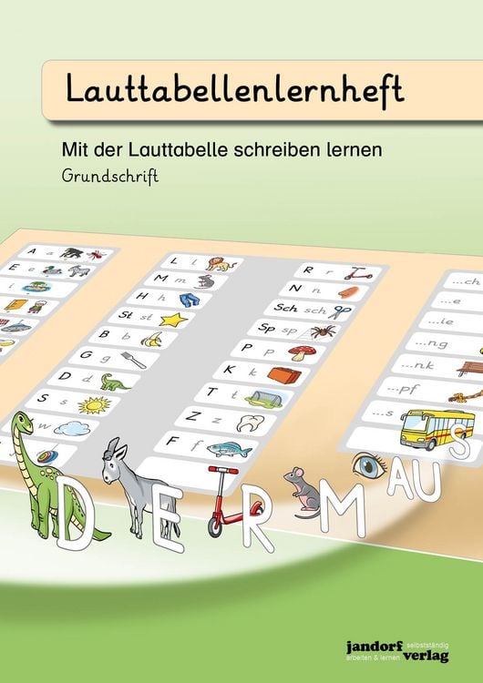 Produktbild: Lauttabellenlernheft (Grundschrift)