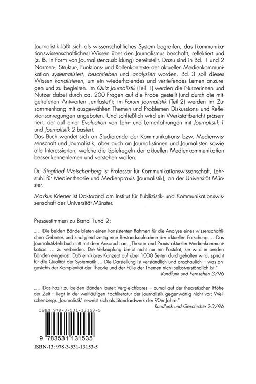 Produktbild: Journalistik