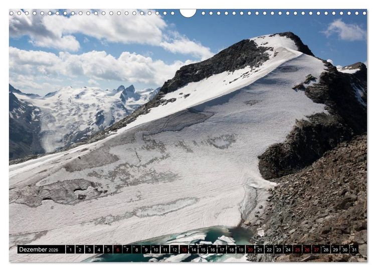 Produktbild: Fantastische Schweizer Bergwelt - Gipfel und Gletscher (Wandkalender 2026 DIN A3 quer), CALVENDO Monatskalender