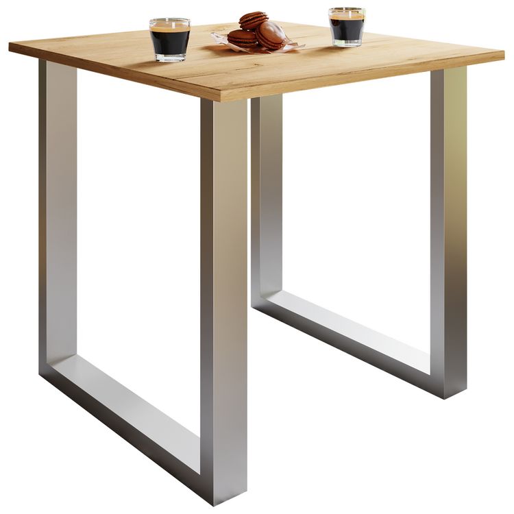 Produktbild: Premium Holz Esstisch K&uuml;chentisch Xona U 80x50