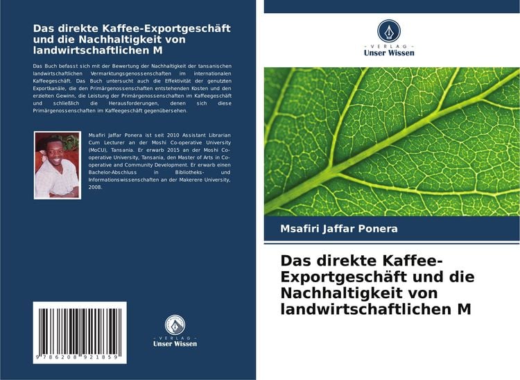Produktbild: Das direkte Kaffee-Exportgesch&auml;ft und die Nachhaltigkeit von landwirtschaftlichen M