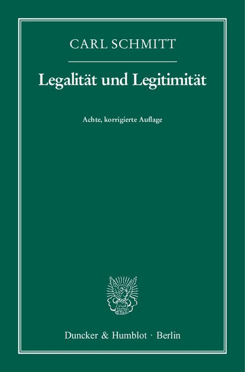 Produktbild: Legalit&auml;t und Legitimit&auml;t.