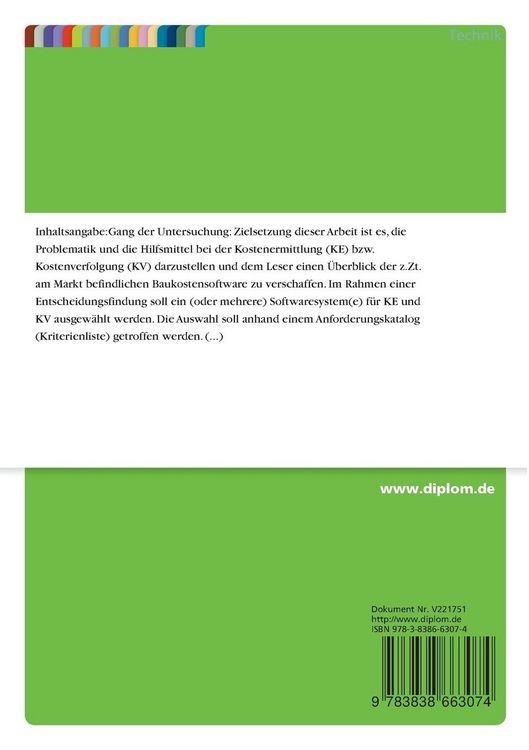 Produktbild: &Uuml;bersicht &uuml;ber die Software f&uuml;r Kostenmanagement und Auswahl eines Programms f&uuml;r spezifische Anwenderanforderungen