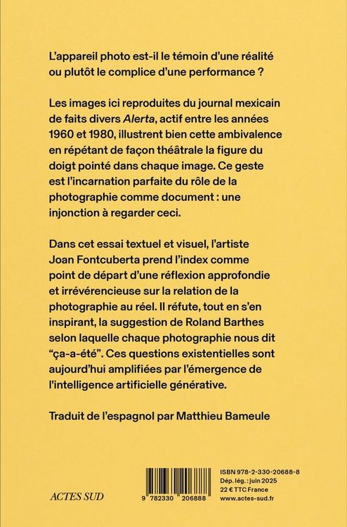 Produktbild: L'oeil et l'index : Barthes reset