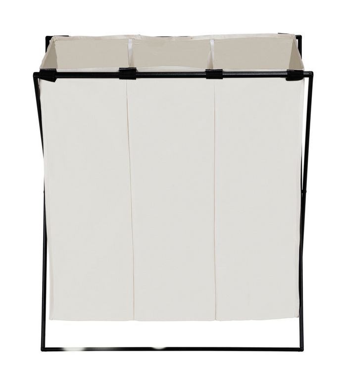 Produktbild: W&auml;schesammler Mod. Trio XL Beige, mit drei F&auml;chern