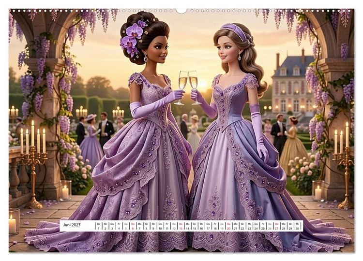 Produktbild: Fabulous Dolls &ndash; Belle &Eacute;poque (Wandkalender 2027 DIN A2 quer), CALVENDO Monatskalender