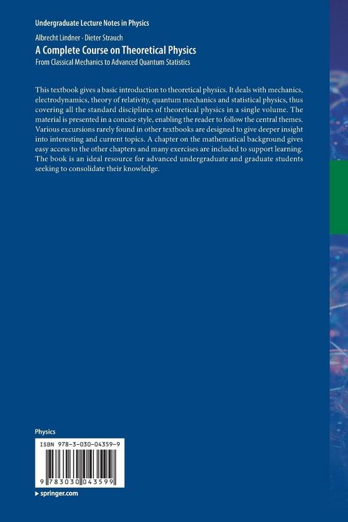 Produktbild: A Complete Course on Theoretical Physics