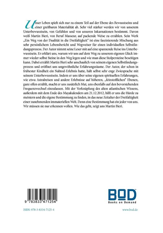 Produktbild: Ein Weg von der Dualit&auml;t in die Dreifaltigkeit