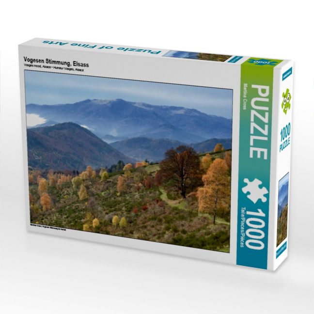 Produktbild: CALVENDO Puzzle Vogesen Stimmung, Elsass | 1000 Teile Lege-Gr&ouml;&szlig;e 64x48cm Foto-Puzzle f&uuml;r gl&uuml;ckliche Stunden