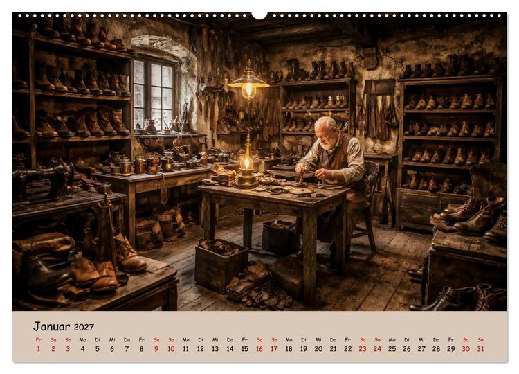 Produktbild: Ursprung: Berufe mit Geschichte. (Wandkalender 2027 DIN A2 quer), CALVENDO Monatskalender