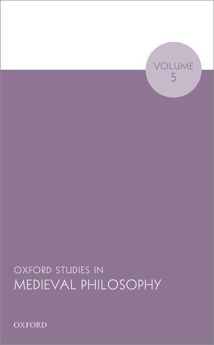 Produktbild: Oxford Studies in Medieval Phi