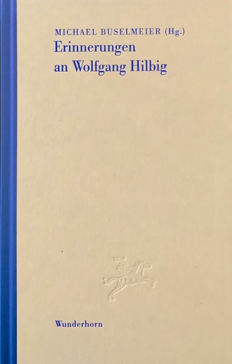 Produktbild: Erinnerungen an Wolfgang Hilbig