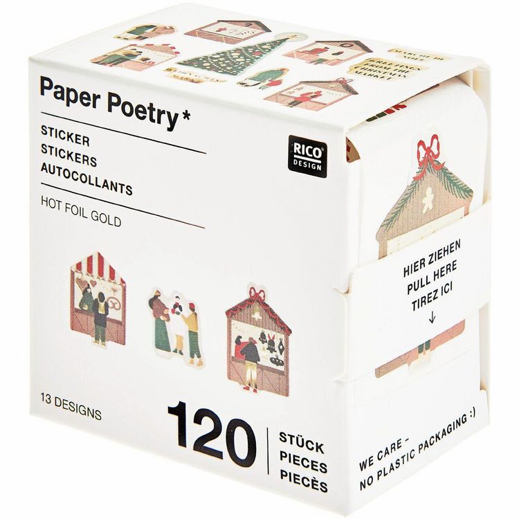 Produktbild: Mini Sticker Weihnachtsmarkt MIX