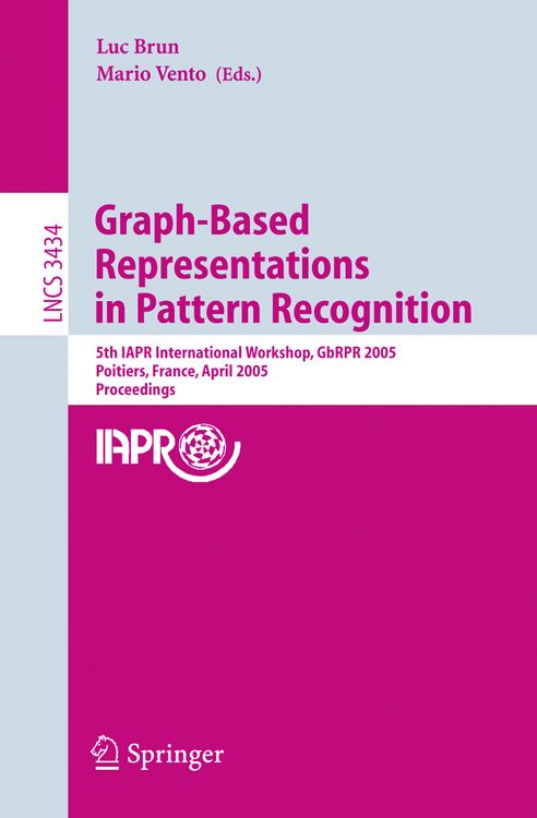 Produktbild: Graph-Based Representations in Pattern Recognition